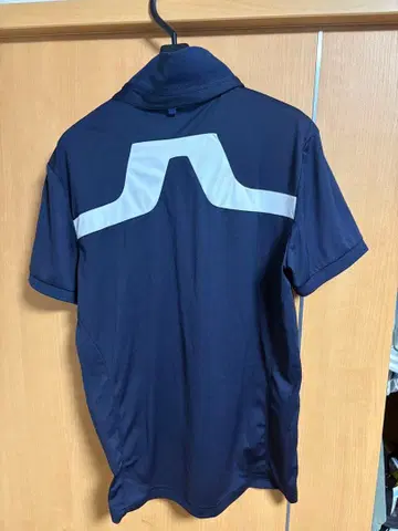 제이 린드버그 네이비 M 레귤러 핏 피케 셔츠