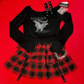 아베일 시이나 히카리 서브컬쳐 지뢰 풀오버 미니 스커트 세트 판매