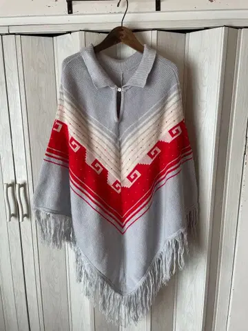 프린지 달린 판초 he