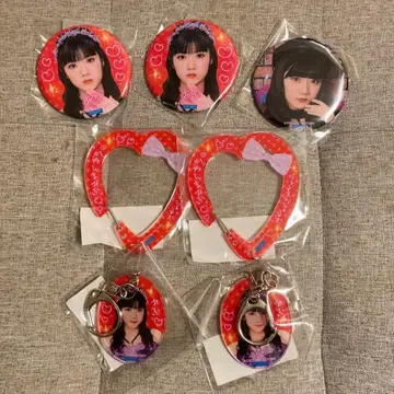 Juice=Juice 모바가챠 카와시마 미카 솔로 아크릴 키링 캔뱃지