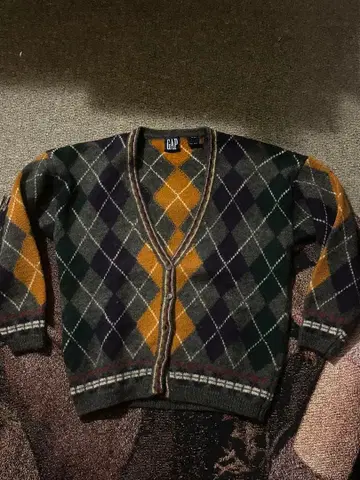 GAP 아가일 가디건
