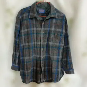 펜들턴 체크 울 100% 셔츠 MADE IN USA