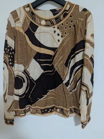 [ 새상품급 ] 레오나르 LEONARD 긴팔 블라우스 M 사이즈 미사용품