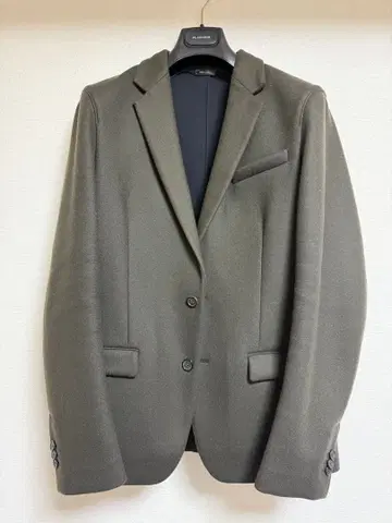 질 샌더 자켓 다크 그린