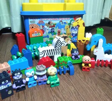 블록라보 호빵맨과 사이좋은 동물 바케츠