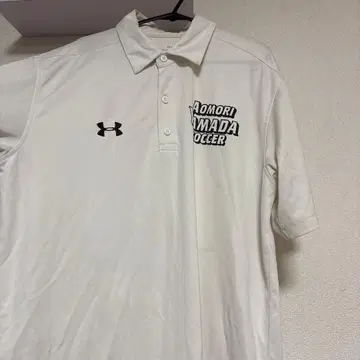 아오모리야마다 축구 화이트 피케 셔츠