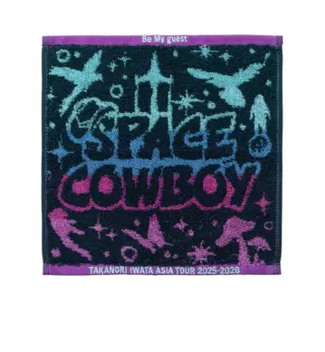 새상품 이와타 타카노리 SPACE COWBOY 핸드 타월