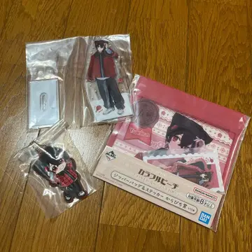 컬러풀 피치 제일복권 유안군 아크릴 스탠드 지퍼 백 & 스티커