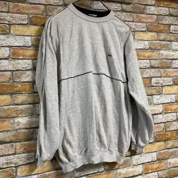 Lacoste 스포츠 그레이 크루넥 트레이닝복 사이즈 4