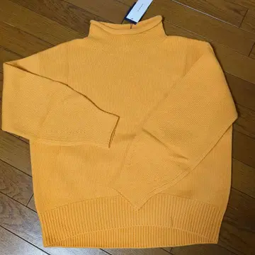 23구 캐시미어 블렌드 니트 44 (2XL) 오렌지