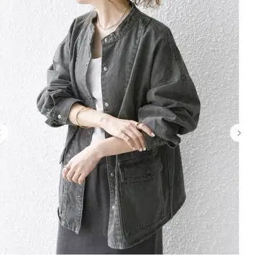 SHIPS any 데님 워크 자켓