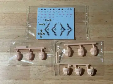 황무 아메노우즈메 양광 데칼 & Block2 페이스 부품 2종 세트