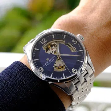 HAMILTON 자동 와인딩 손목시계 스켈레톤