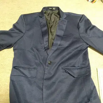 MANFINITY 네이비 비즈니스 정장 싱글 버튼