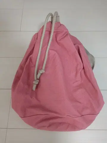 유니클로 JW ANDERSON 드로우 스트링 백 핑크