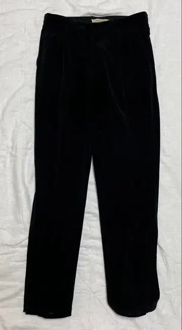 suzuki takayuki 벨벳 블랙 팬츠