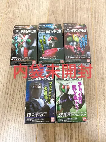 SHODO 가면라이더 VS 5체 세트