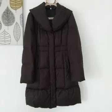 DHC 다운 코트 자켓 블랙 심플한 디자인