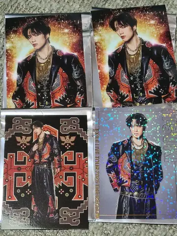 EXILE 후지와라 이츠키 카드 4장 세트