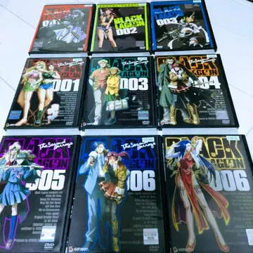 BLACK LAGOON DVD 전 9권 세트 1기 2기 3기 블랙 라군