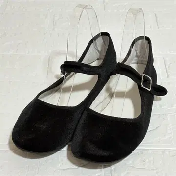 SVEC 멜리제인 플랫슈즈 블랙 23.5cm