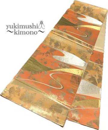 ZZ1128 후쿠로 오비 6통 오렌지 골드 실버 422cm 팔로우 할인