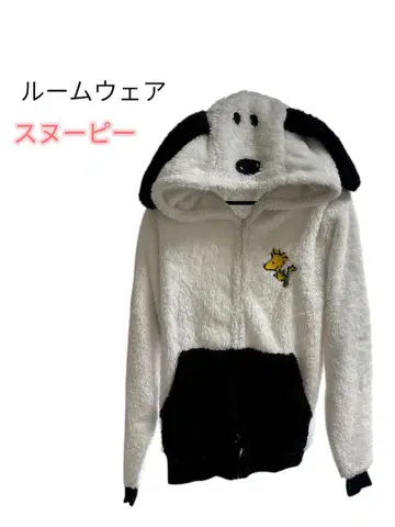 스누피 후드 부착 룸웨어