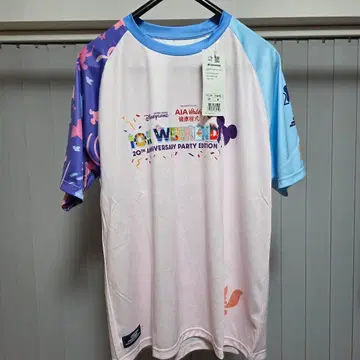 홍콩 디즈니 2025 마라톤 더피 T셔츠 M 사이즈 미사용 새상품