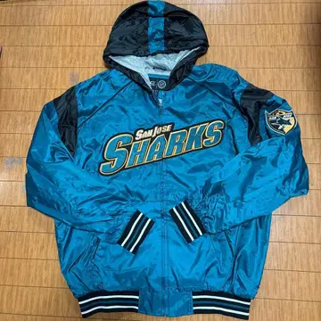NHL 산호세 샤크스 후드 부착 자켓 XL