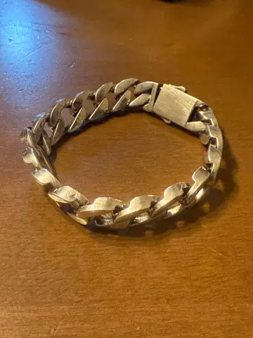 실버 925 체인 팔찌 약 20cm