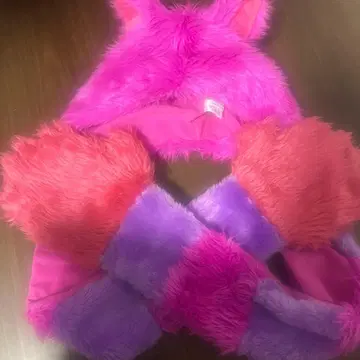 도쿄 디즈니 리조트 귀 달린 퍼 모자