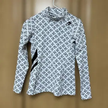 데상트 골프 긴팔 모크넥