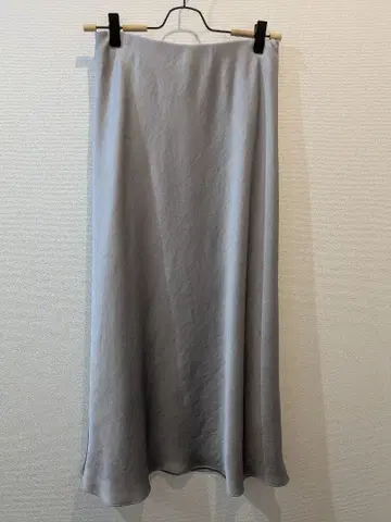 폴리에스테르 머메이드 플레어 스커트 라이트 그레이 S