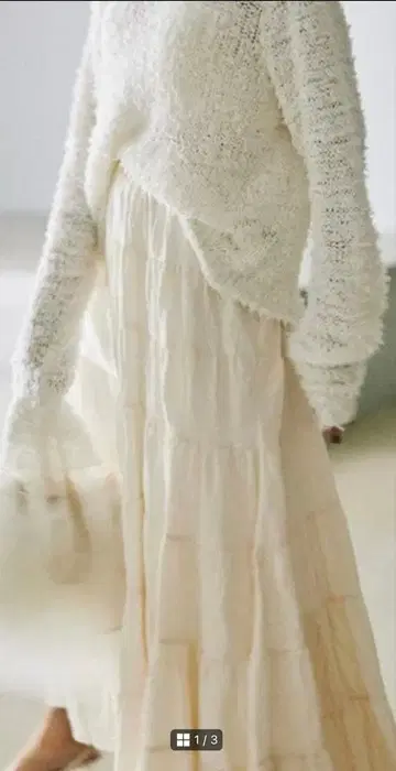 CADUNE 캉캉 스커트 화이트