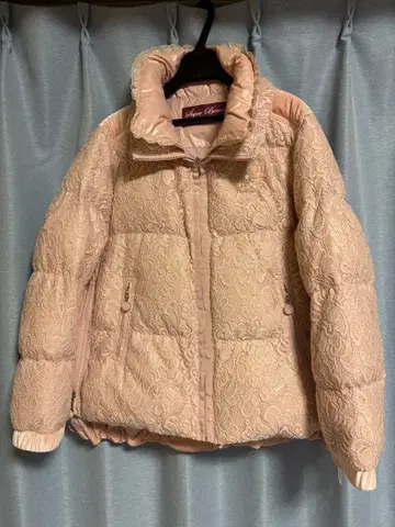 Super Beauty 핑크 다운 자켓 사이즈 44