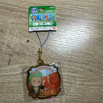 오키나와 한정판 원피스 키링 조로 시사 기념품