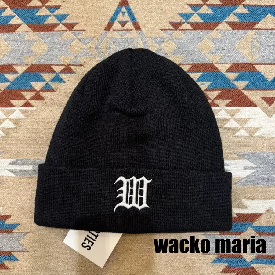 WACKO MARIA/COTTON KNIT WATCH CAP（Black）