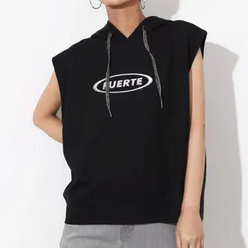 스콧 클럽 메탈 로고 슬리브리스 후디