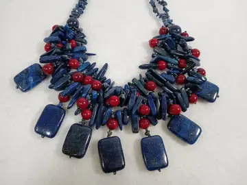 다중 목걸이 [ 라피스 라줄리 스톤 ]