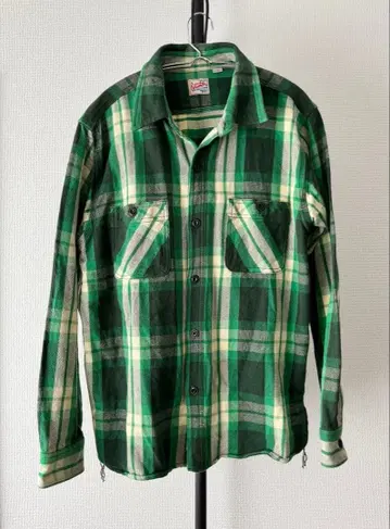 HOUSTON 플란넬 셔츠 XXL