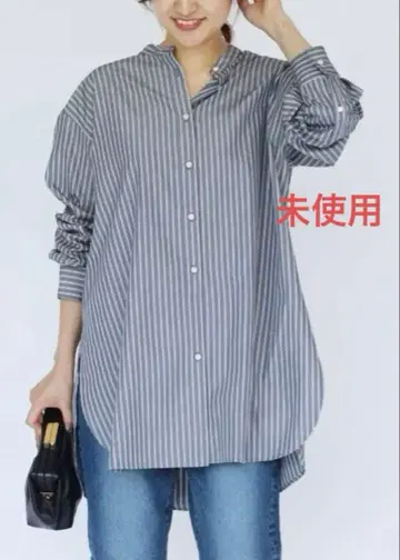 [ 미사용 ] IENA R/P 스트라이프 셔츠 F