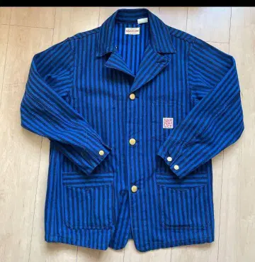 슈가케인 데님 스트라이프 자켓