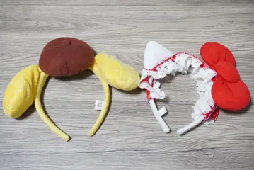 [ 2개 세트 ] 산리오 머리띠 어린이용 키티 성인용 폼폼푸딩