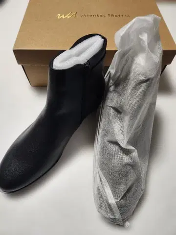 ORiental TRaffic 블랙 숏부츠 (LL)