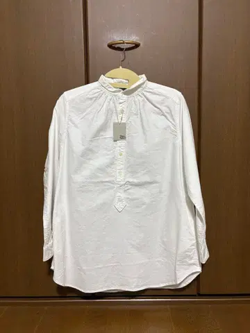 새상품 DonaFaneuil 옥스퍼드 스탠드 카라 셔츠 다나파눌