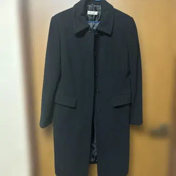 a.v.v 블랙 롱 코트