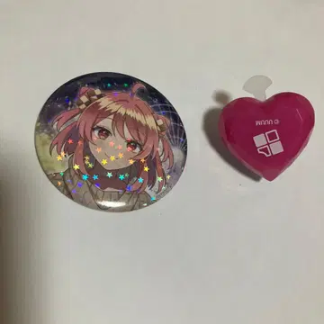 컬러풀 피치 노아 링 라이트 캔뱃지 토부 동물공원