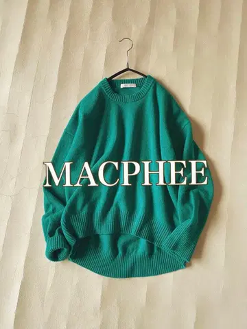 투모로우랜드 MACPHEE 뉴질랜드 램스울 100 크루넥 니트