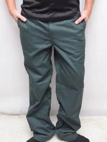 새상품급 BACKERS 바커스 워크 팬츠 치노 팬츠 그린 팬츠