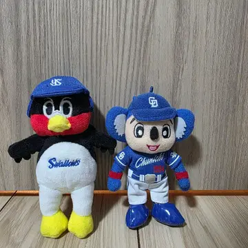 츠바쿠로 도아라 봉제 인형 세트 프로야구 마스코트